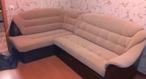 Перетяжка углового дивана. Адыгейск